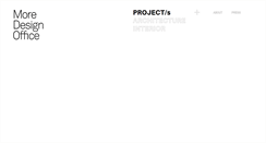 Desktop Screenshot of moredesignoffice.com