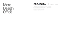 Tablet Screenshot of moredesignoffice.com